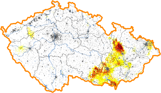 Intenzita sucha - 1. červen 2014