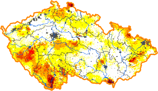 Intenzita sucha - 16. březen 2014