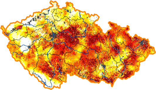 Intenzita sucha - 5. červenec 2015