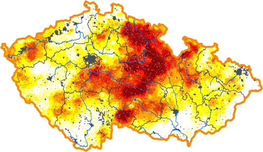 Intenzita sucha - 4. září 2016