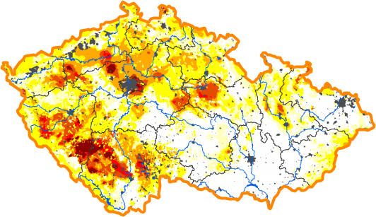 Intenzita sucha - 26. leden 2020