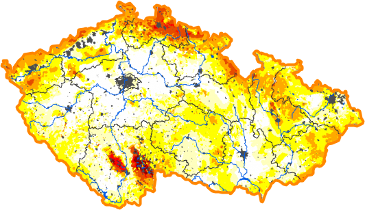 Intenzita sucha - 29. březen 2020