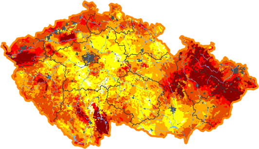 Intenzita sucha - 3. květen 2020