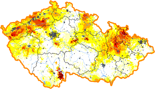 Intenzita sucha - 24. květen 2020