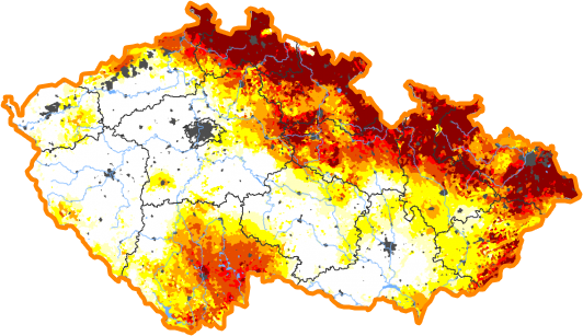 Intenzita sucha - 12. květen 2024