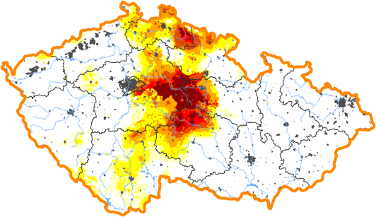 Intenzita sucha - 30. červen 2024