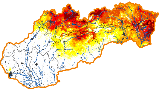 Intenzita sucha - 6. september 2015