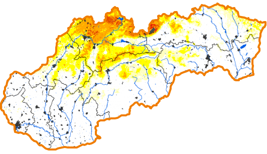 Intenzita sucha - 24. november 2024