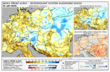 Index půdní vláhy - Evropa - 23. září 2018
