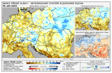 Index půdní vláhy - Evropa - 30. září 2018