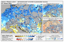 Index půdní vláhy - Evropa - 6. březen 2022