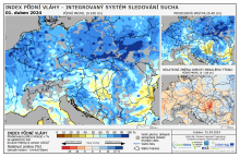 Index půdní vláhy - Evropa - 31. březen 2024