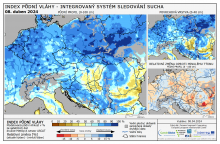 Index půdní vláhy - Evropa - 7. duben 2024